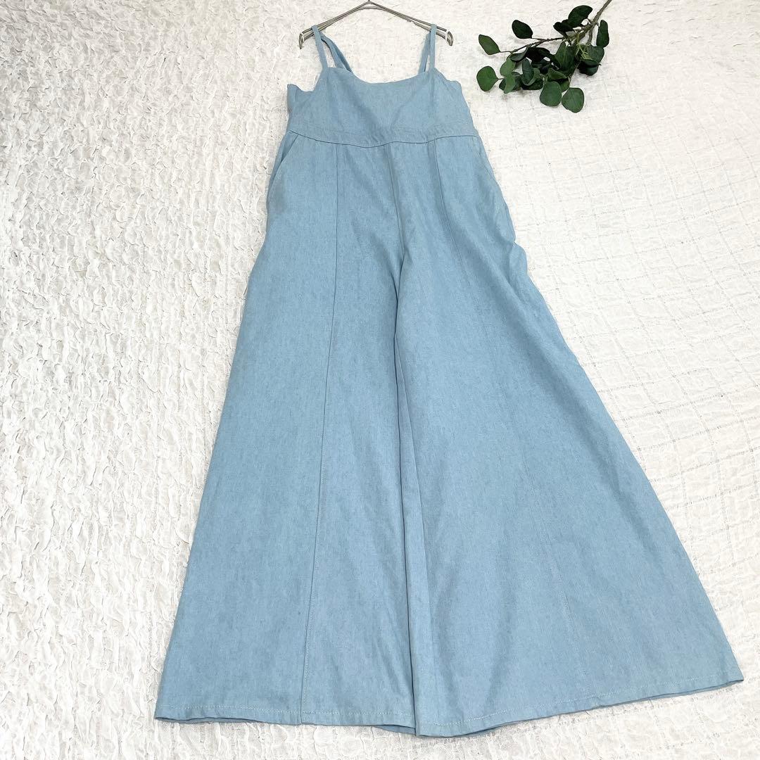 新品タグ付き LOULOU WILLOUGHBY エコデニムサロペット