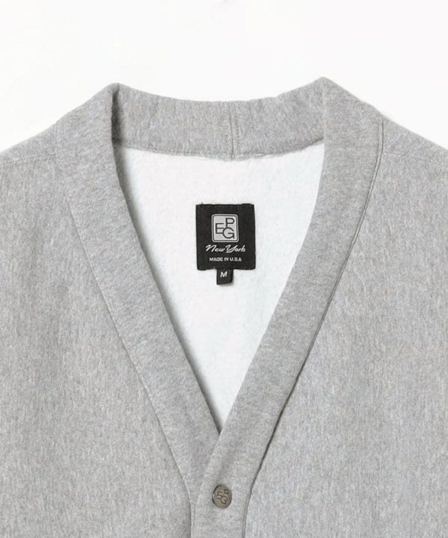 BEAMS PLUS別注 PEG/スウェットカーディガン エンジニアドガーメンツ