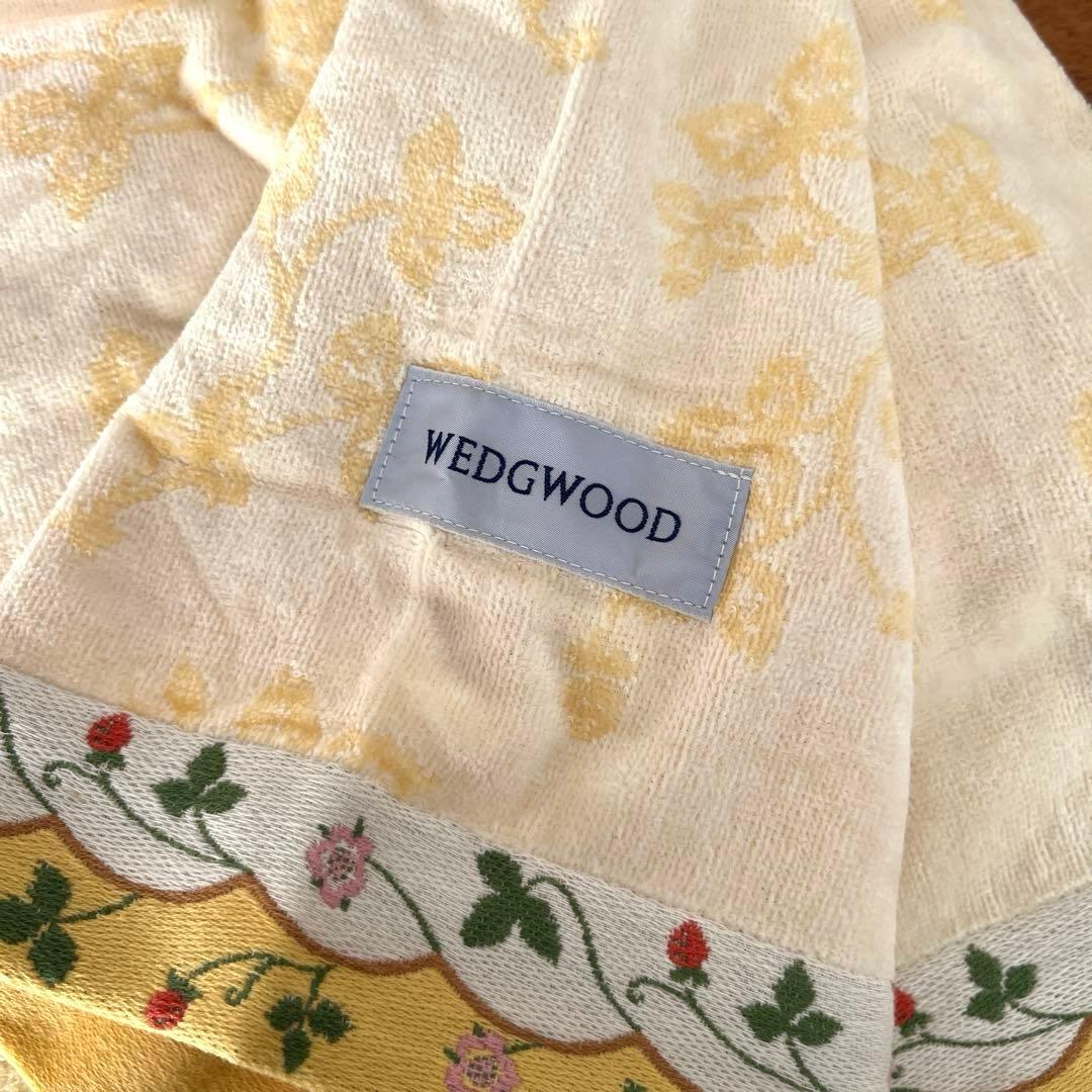  ウェッジウッド ワイルド ストロベリー タオルケット イエロー