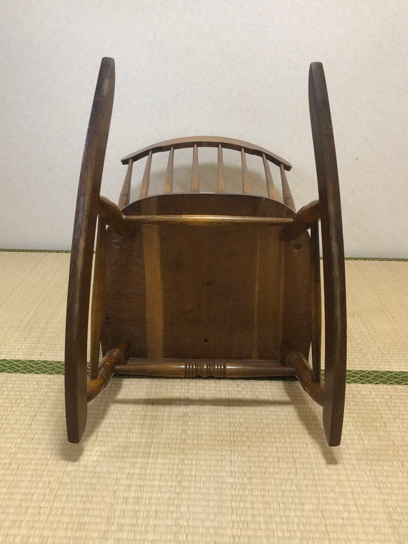 柏木工のロッキングチェア 古いです キズ スレありますが艶と味あります