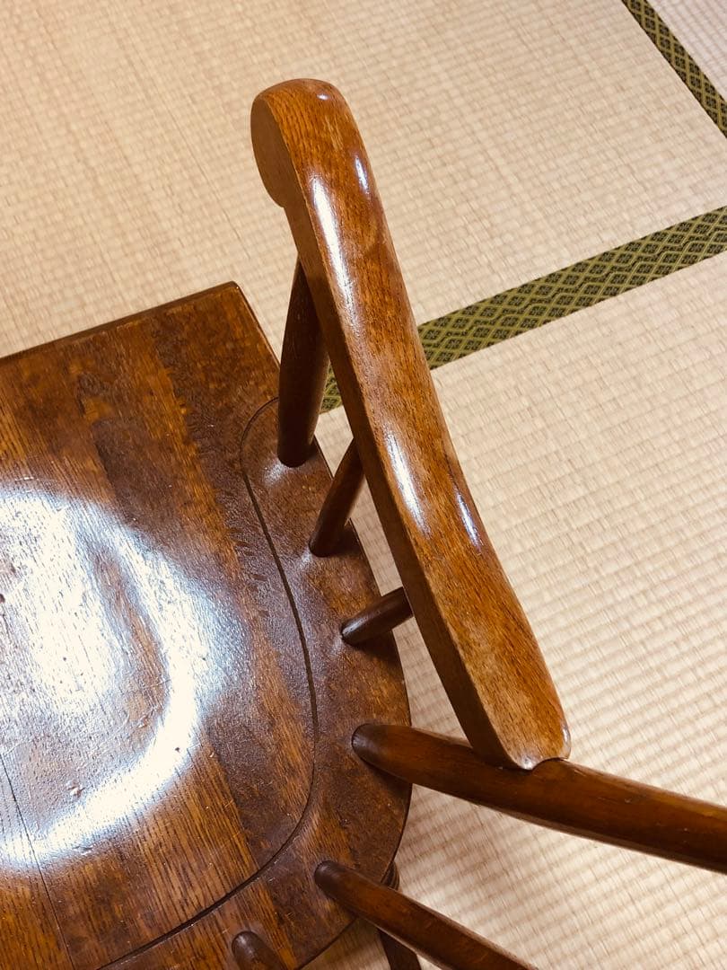 柏木工のロッキングチェア 古いです キズ スレありますが艶と味あります