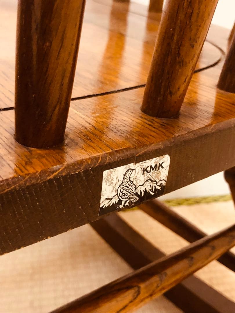 柏木工のロッキングチェア 古いです キズ スレありますが艶と味あります