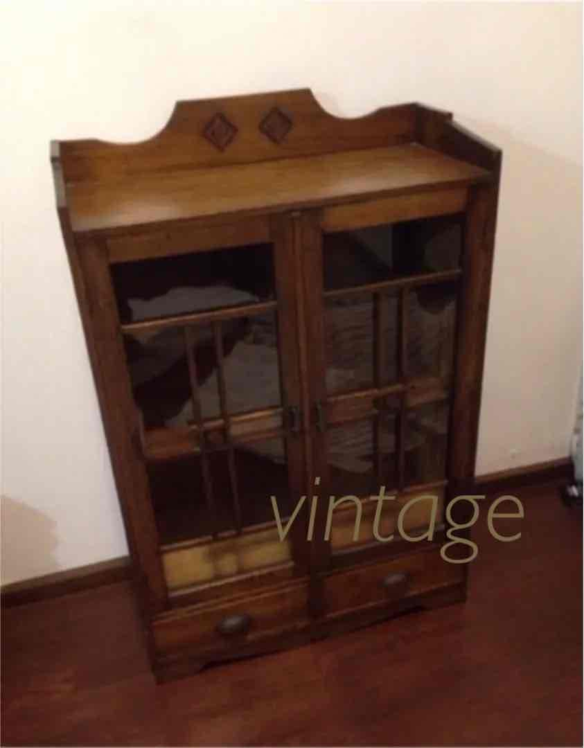 アンティーク 飾り棚☆ナチュラル 古民家 洋館 レトロ カントリー 湘南スタイル