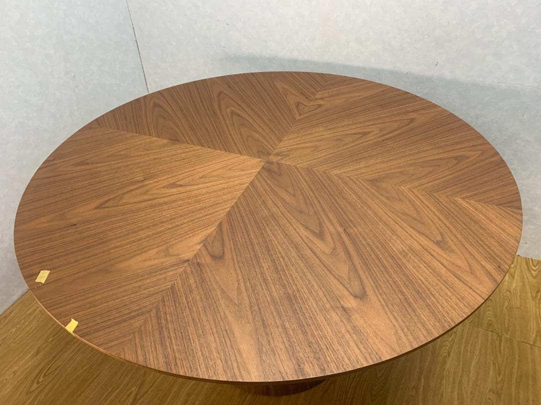 K☆172 モダンデコ アルモニア Piane 丸テーブル ウォールナット