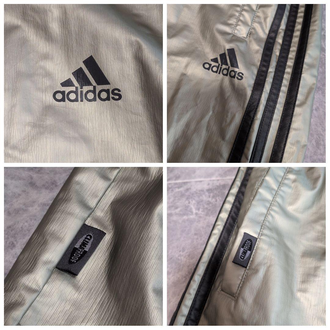【未使用級】アディダス ジャージ 上下 セットアップ メタリック L 3本ライン