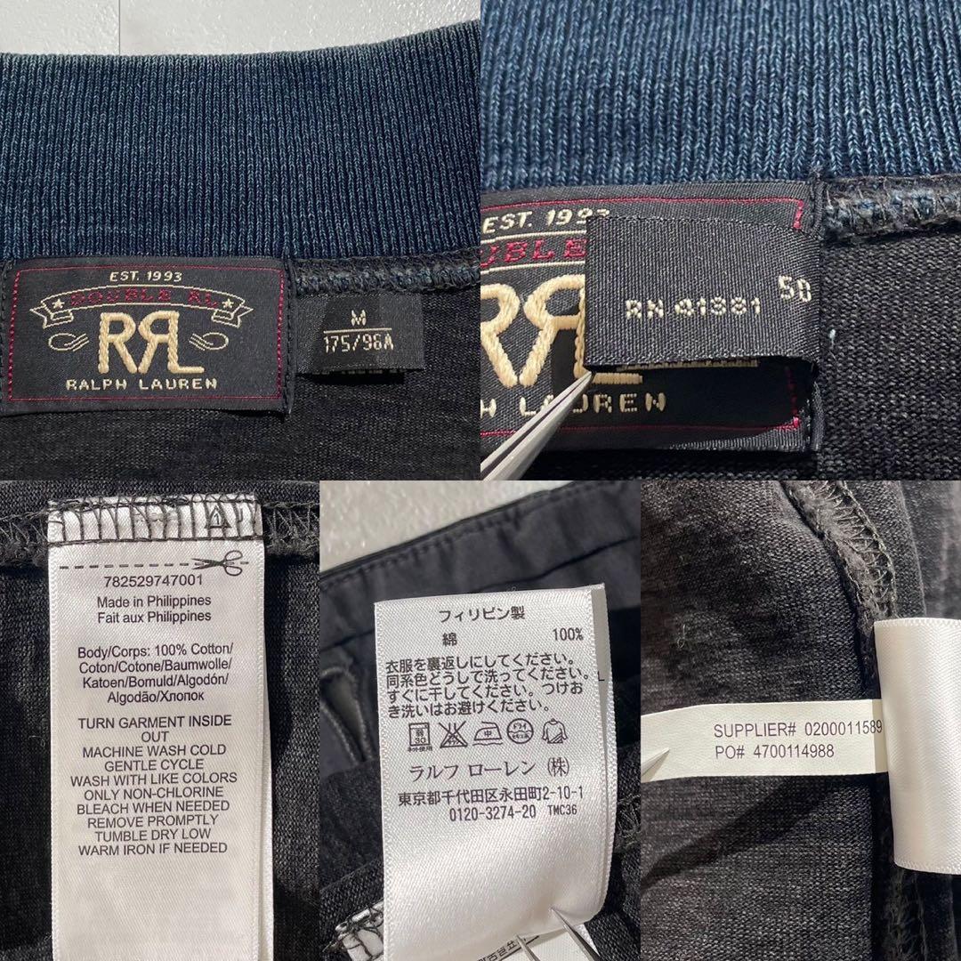 美品✨RRL ラルフローレン スタジャン ベースボールジャケット ブルゾン 黒