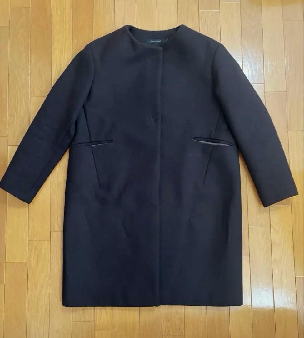 コ*ウ様 sofie d'hoore ソフィードール ノーカラー コクーンコート