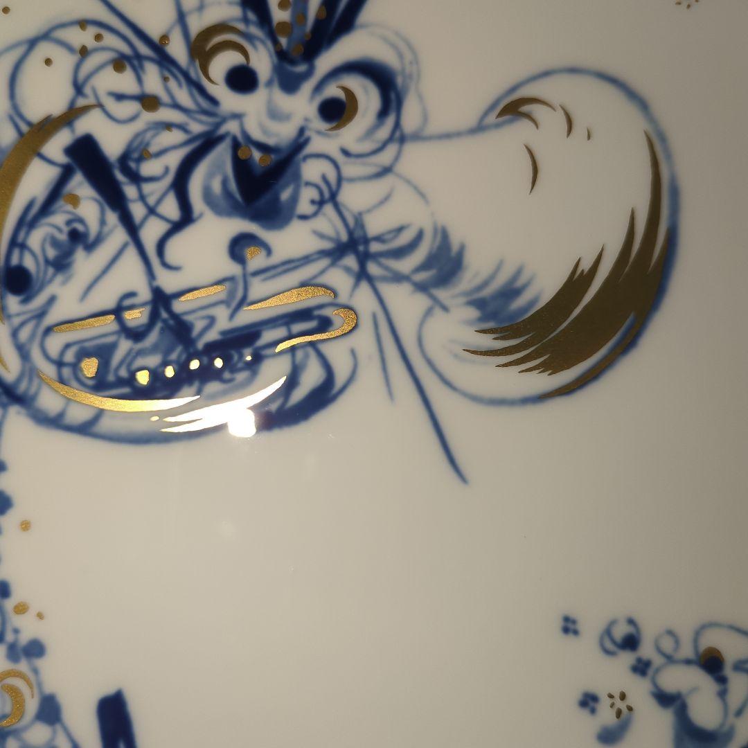 Meissen 2000年 マイセン干支プレート チューバを吹く陽気なドラゴン