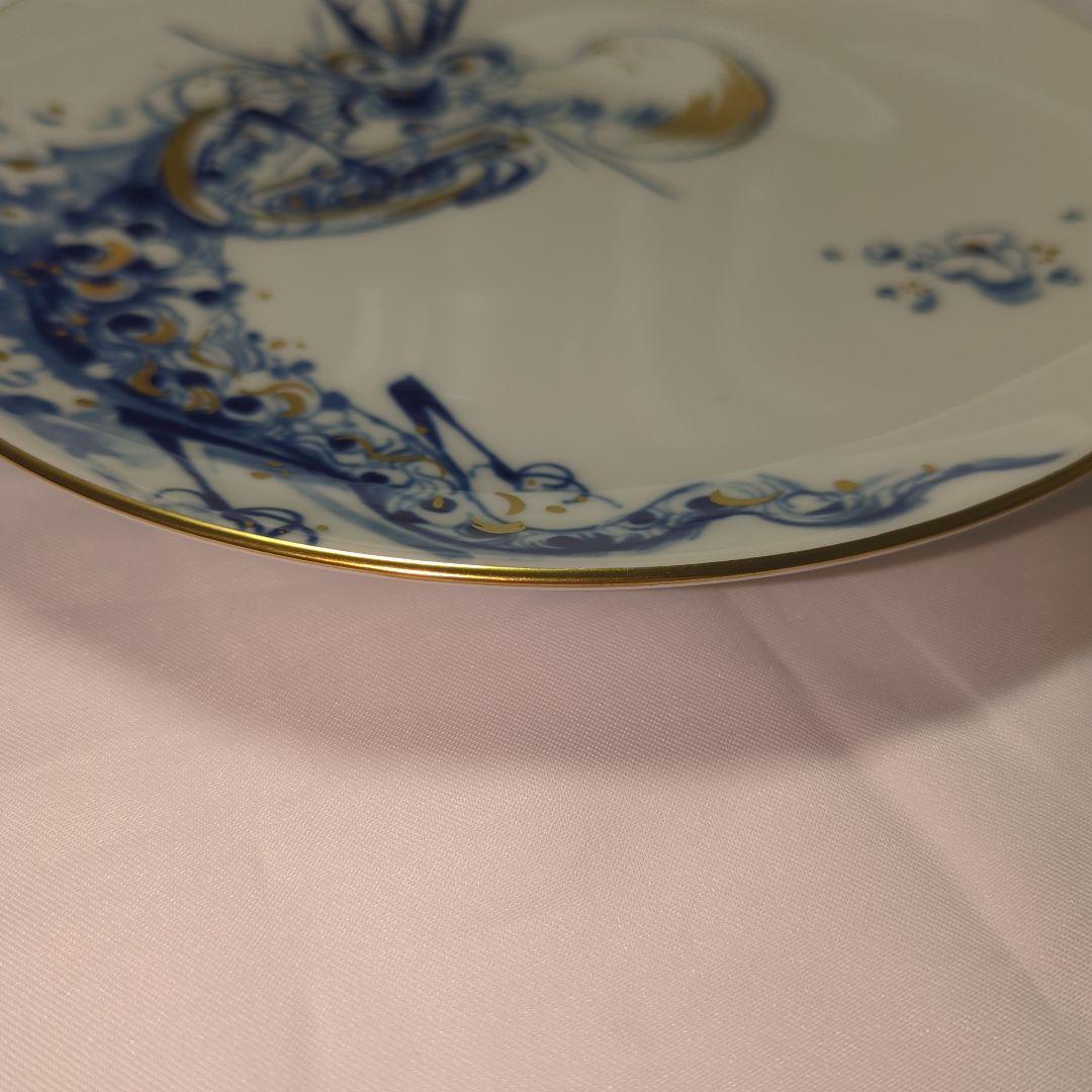 Meissen 2000年 マイセン干支プレート チューバを吹く陽気なドラゴン
