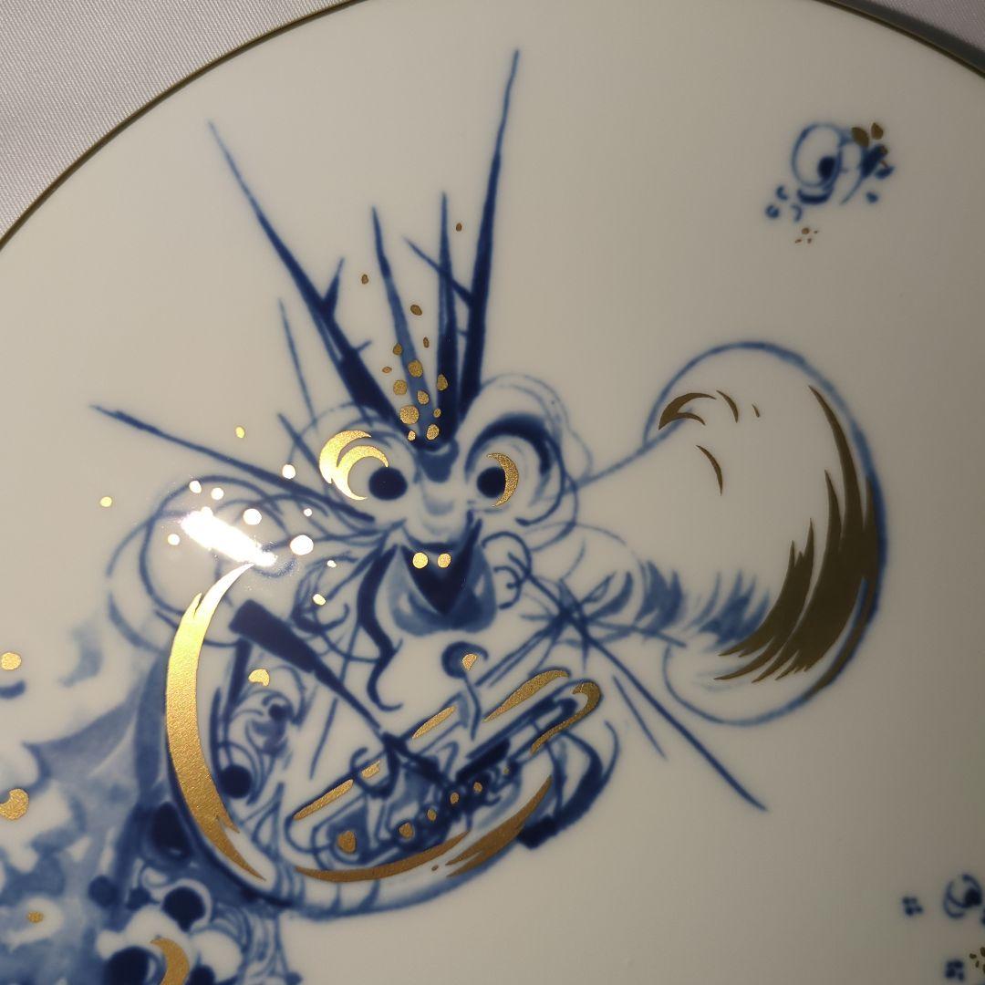 Meissen 2000年 マイセン干支プレート チューバを吹く陽気なドラゴン