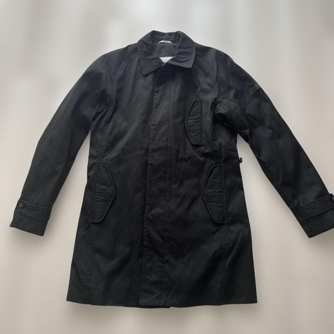 TATRAS ブラック ステンカラーコート 中古美品