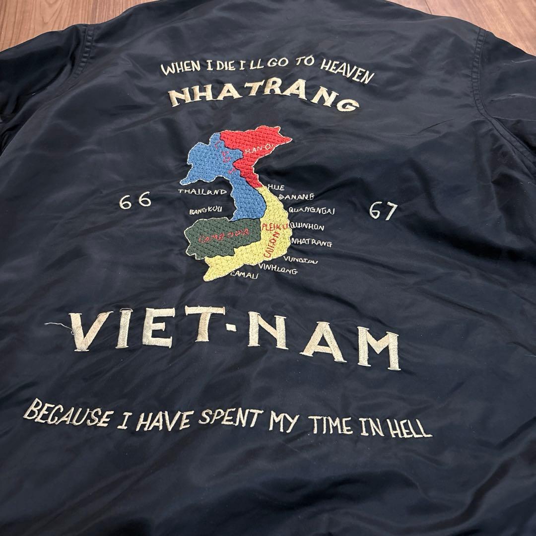 送料込み！BEAMS 東洋 ベトジャン コーチジャケット 刺繍 サイズM