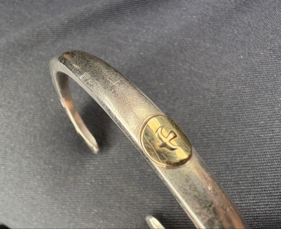 ゴローズ　顔ブレス　サイズS 上金　先金　フェザー　イーグル　メタル　クロス