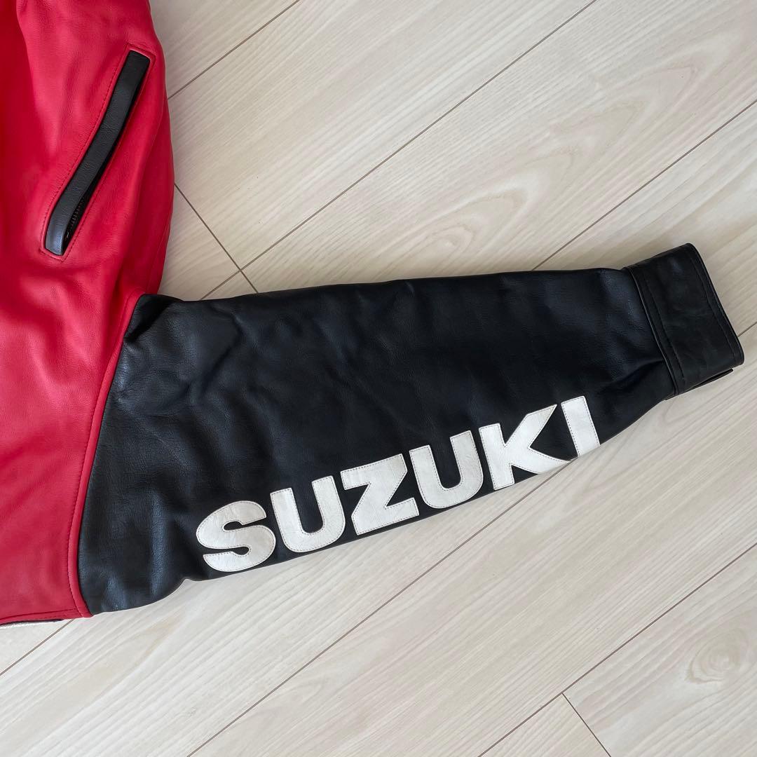 LUCKY STRIKE TEAM SUZUKI レザージャケット　ライダース