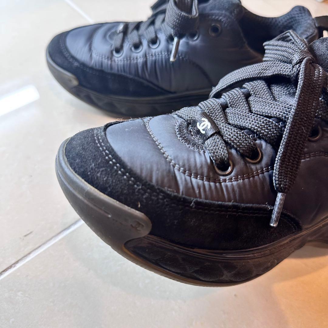 CHANEL シャネル　スニーカー　黒　35