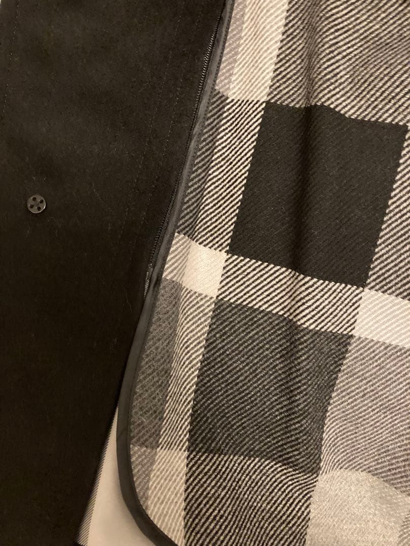 新品未使用　BURBERRY BLUE LABEL ウールトレンチコートブラック