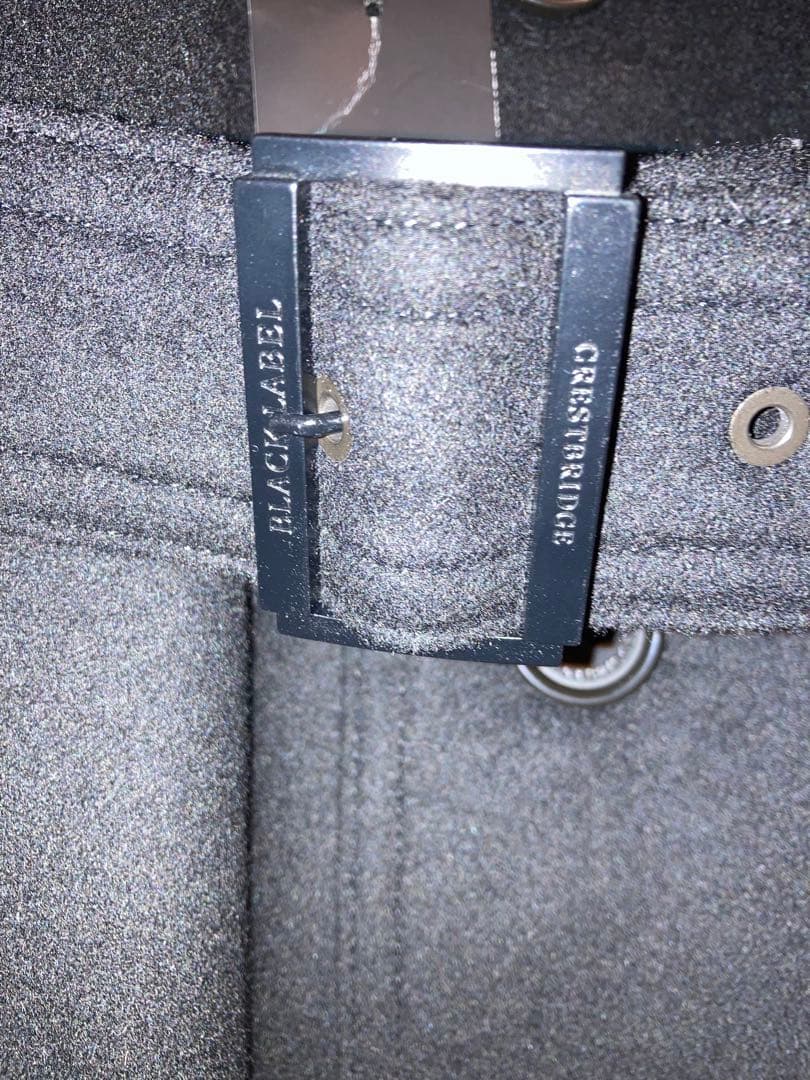 新品未使用　BURBERRY BLUE LABEL ウールトレンチコートブラック