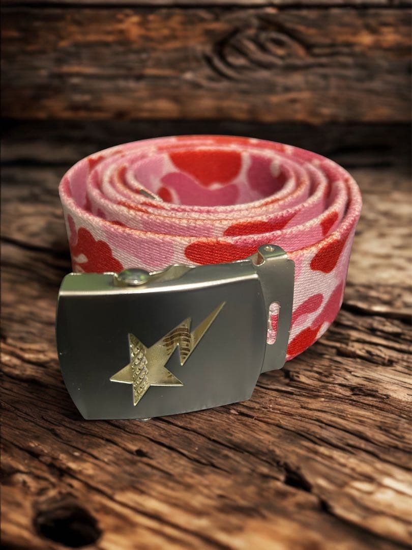 BAPE ABC CAMO bapesta ガチャベルト