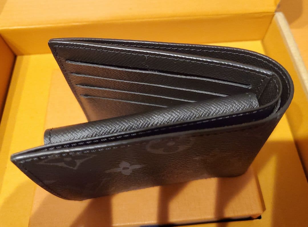 【新品・美品】 ルイヴィトン ポルトフォイユマルコ NM モノグラム エクリプス