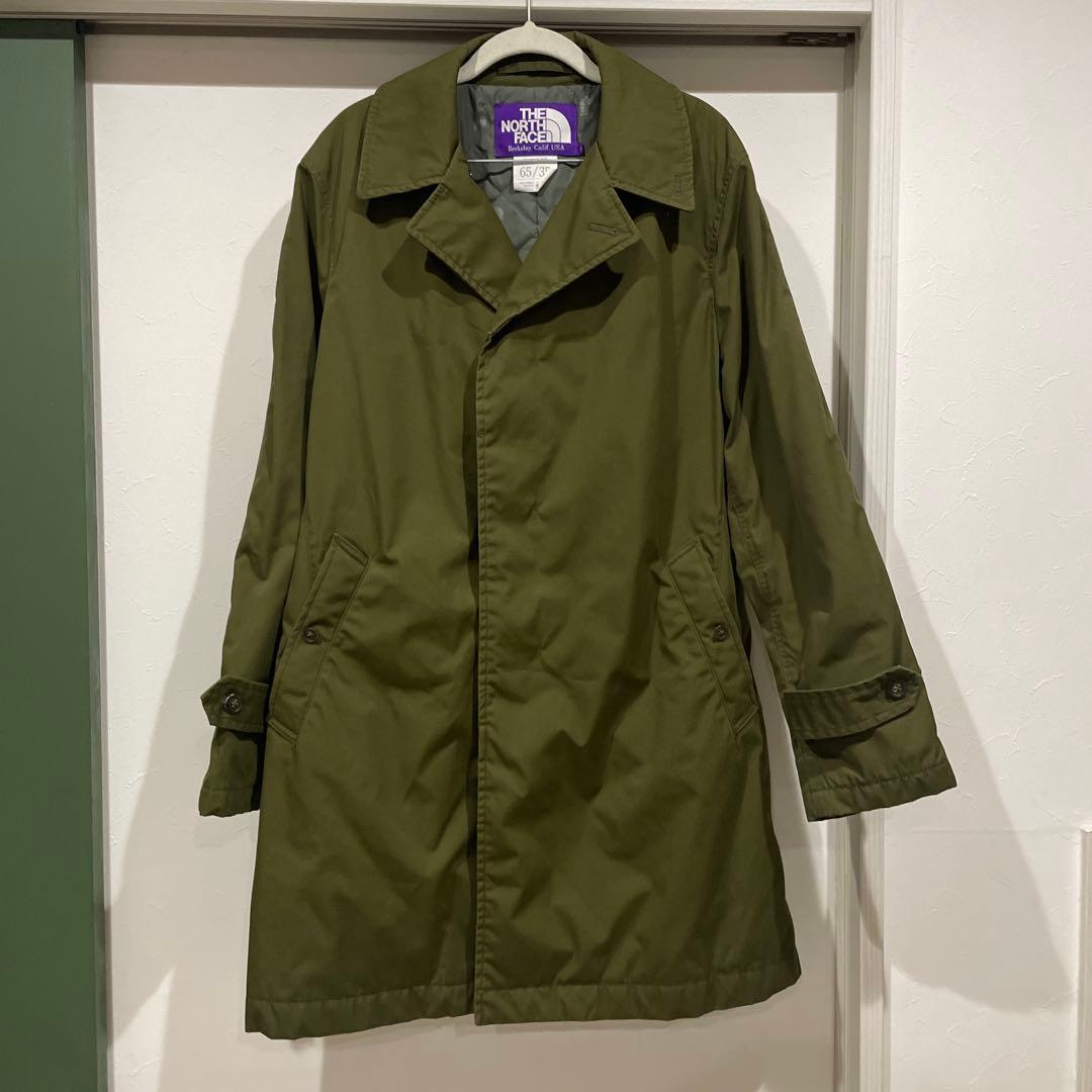 THE NORTHFACE BEAMS 別注　ステンカラーコート オリーブカーキ