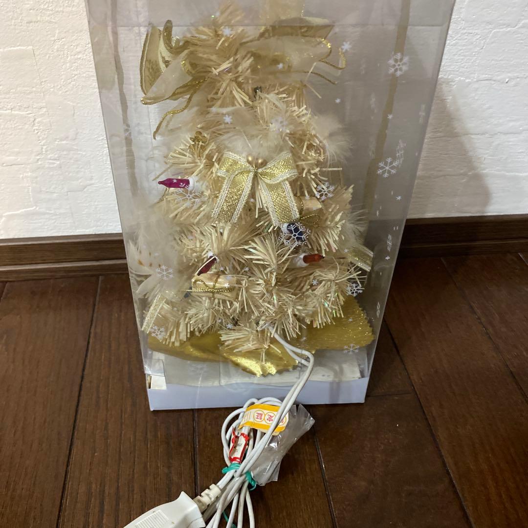 Hello Kitty ゴールドクリスマスツリー 約30cm