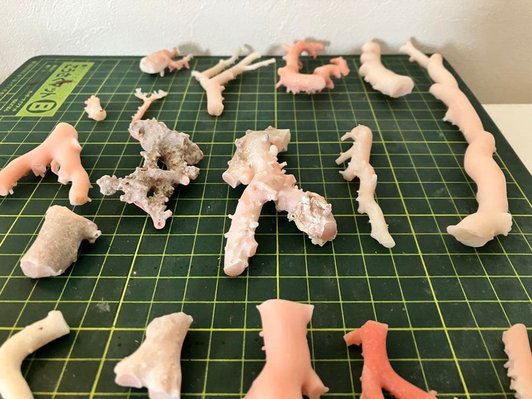 珊瑚　白珊瑚　桃色珊瑚　セット216g 素材　ハンドメイド