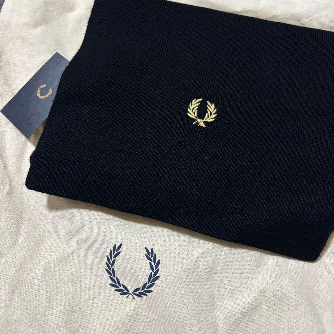 FRED PERRY メリノウールスカーフ ユニセックス