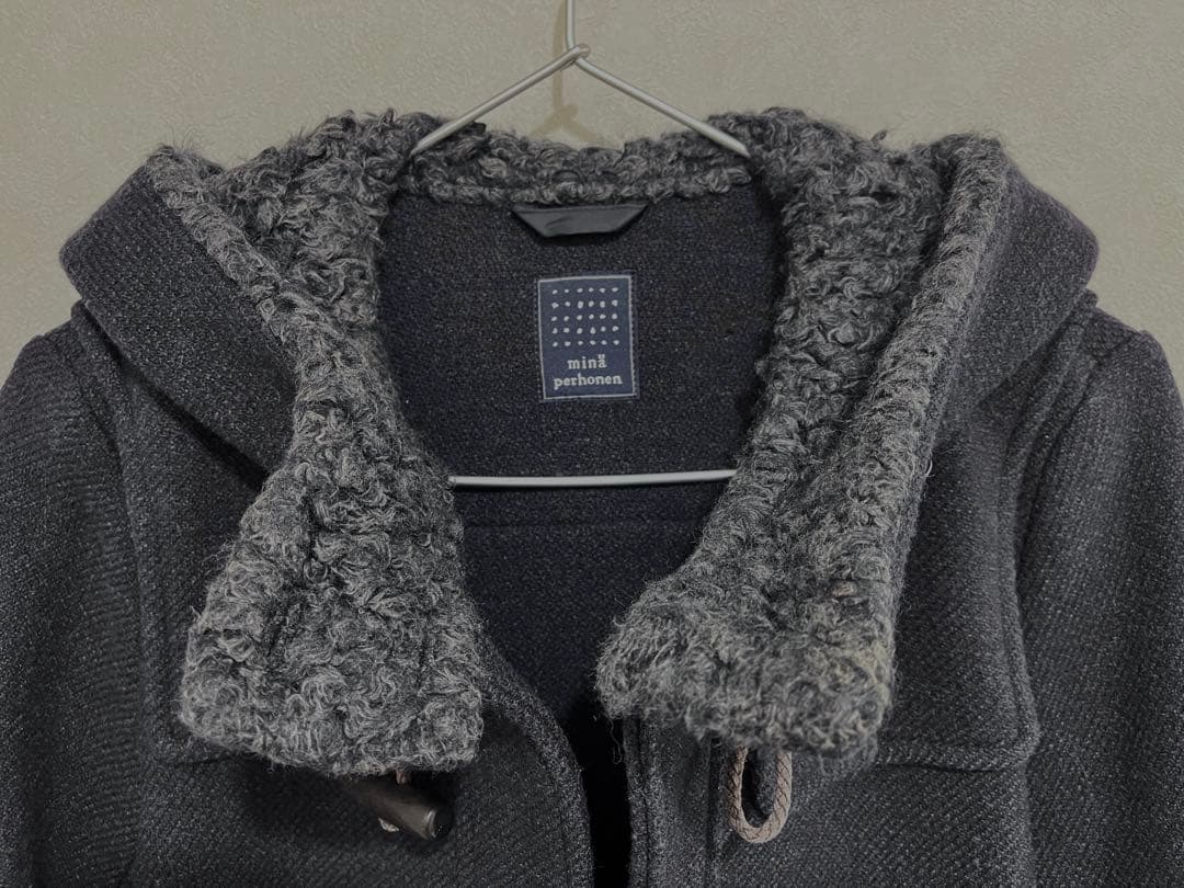 mina perhonen★ミナペルホネン★ダッフルコート★38