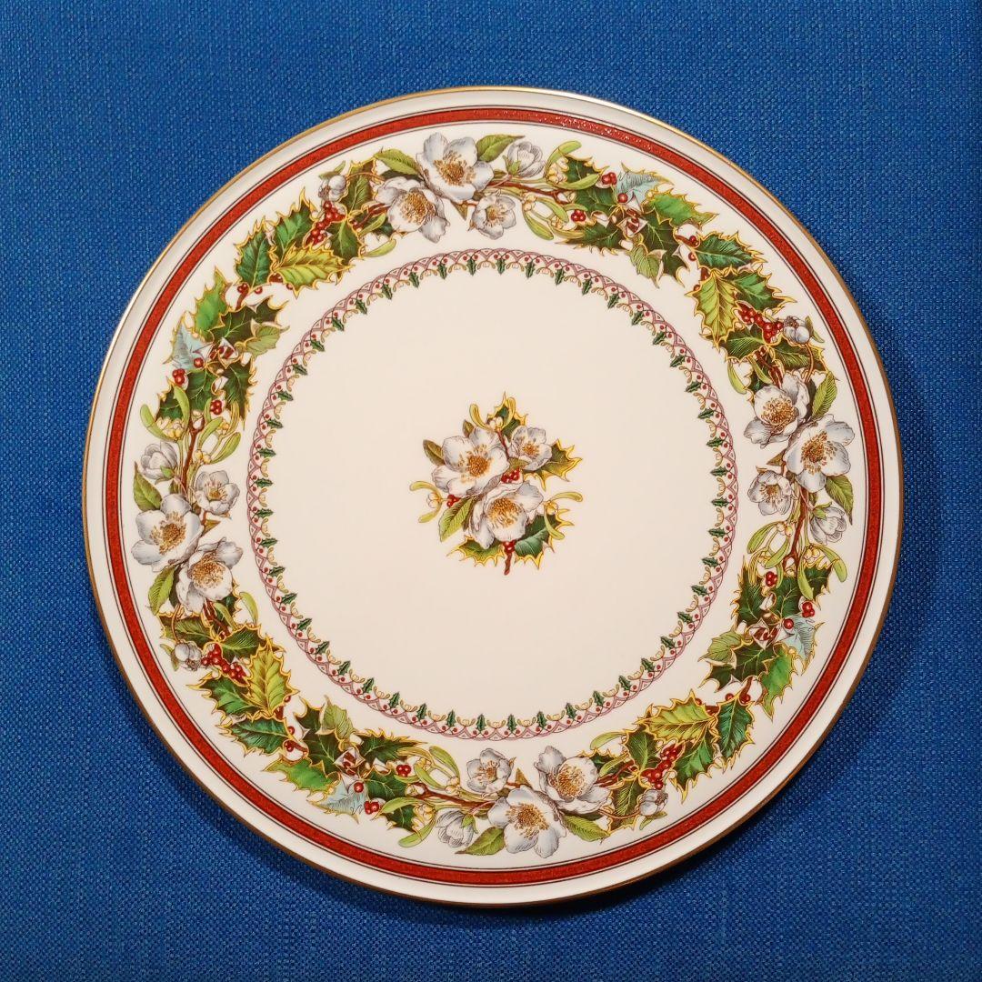 スポード　クリスマスローズ　ガトープレート　28cm　新品未使用