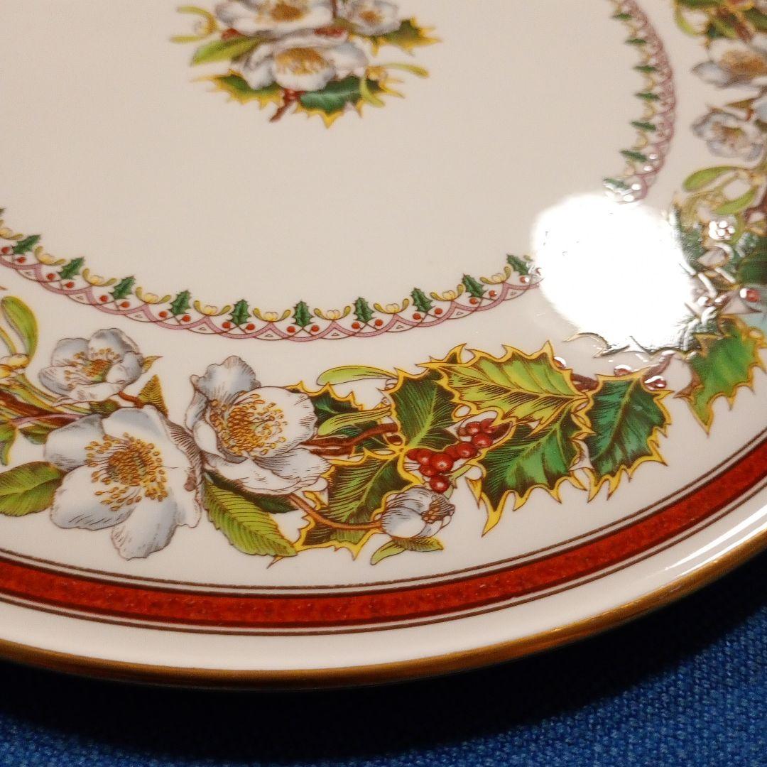 スポード　クリスマスローズ　ガトープレート　28cm　新品未使用