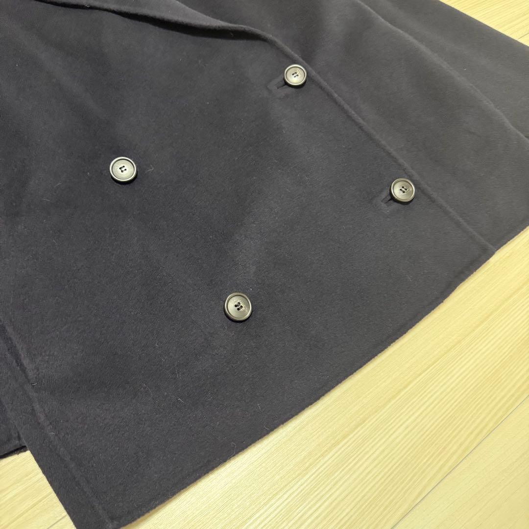 【極美品✨】noble Super160sチェスターミドルコート ネイビー