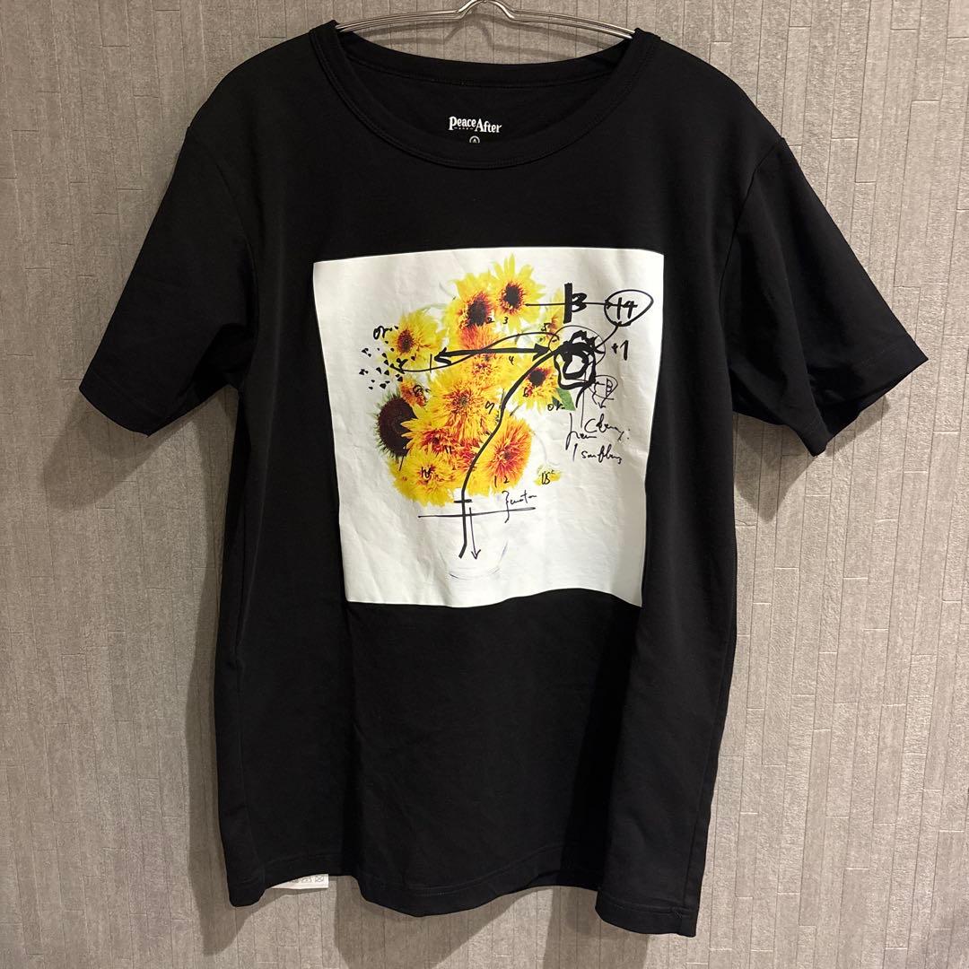 PeaceandAfter×Azuma Makoto 東信　フラワーTシャツ　M