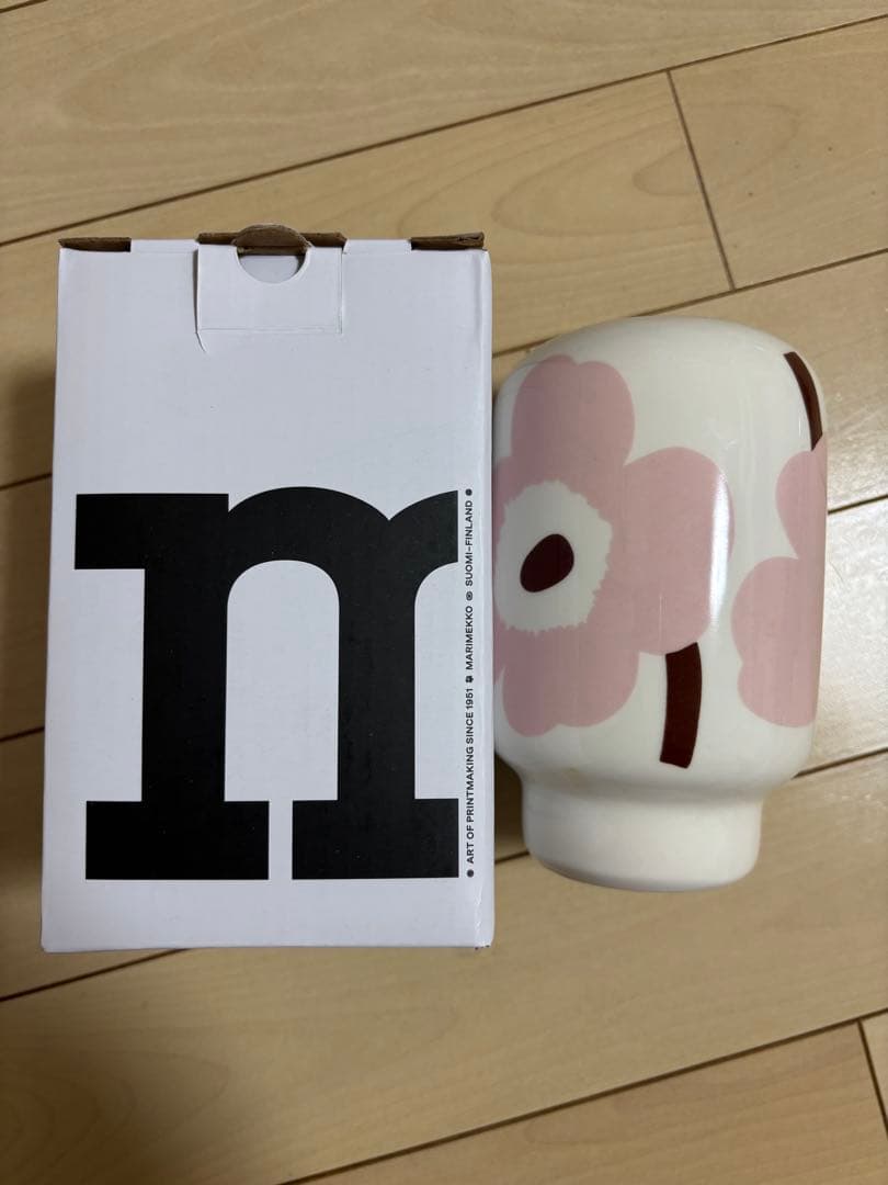 marimekko ウニッコフラワーベース　ピンク
