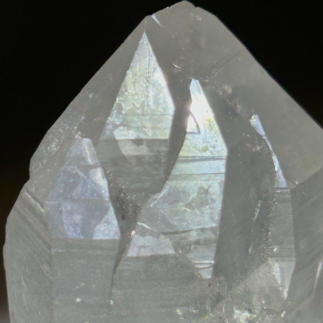 ☆別格高級品！福徳龍神秘宝②！マニカラン　トライゴニック　水晶　原石　クラスター