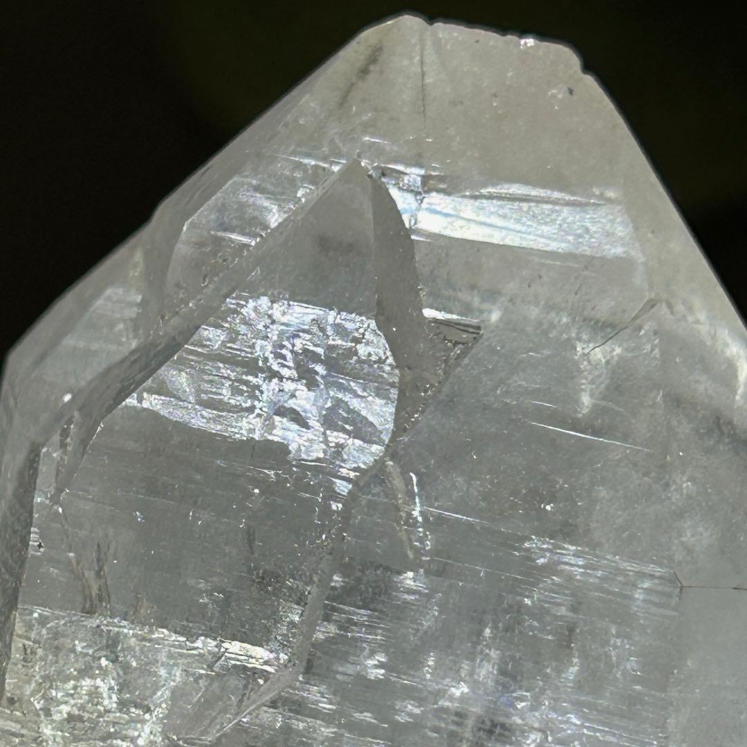 ☆別格高級品！福徳龍神秘宝②！マニカラン　トライゴニック　水晶　原石　クラスター