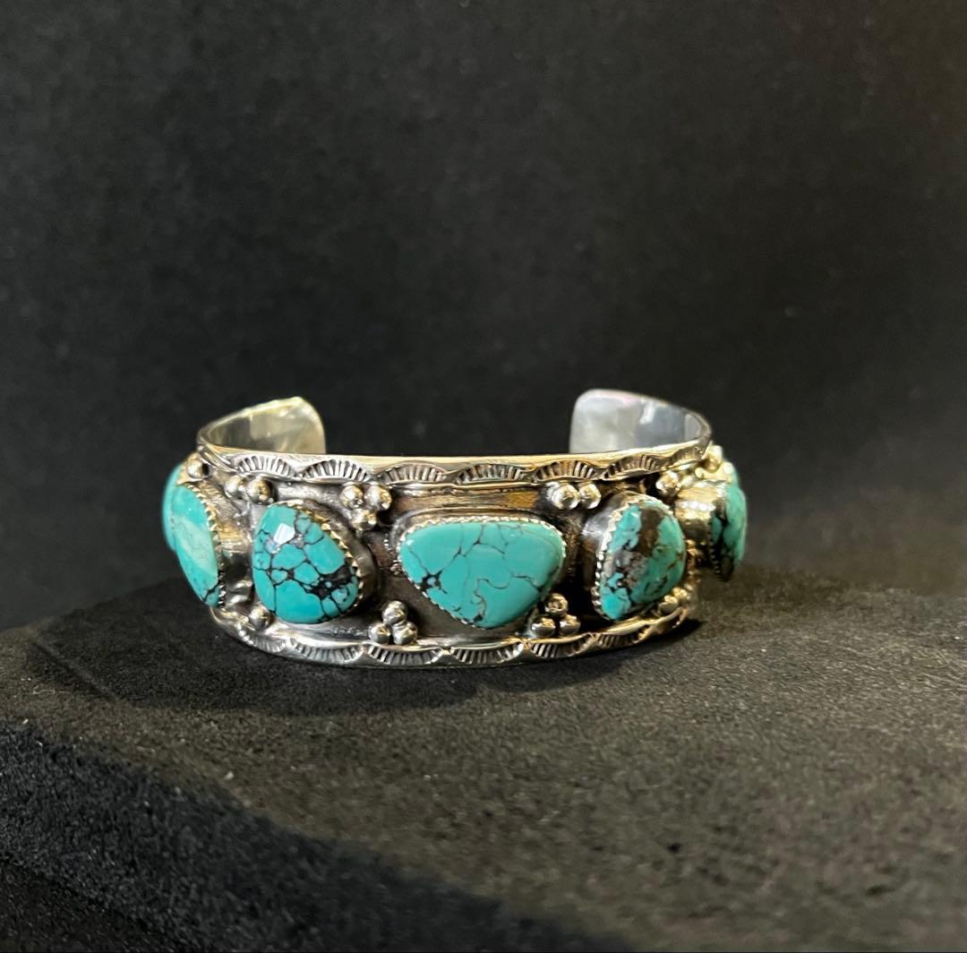 インディアンジュエリー・ターコイズ シルバーバングル