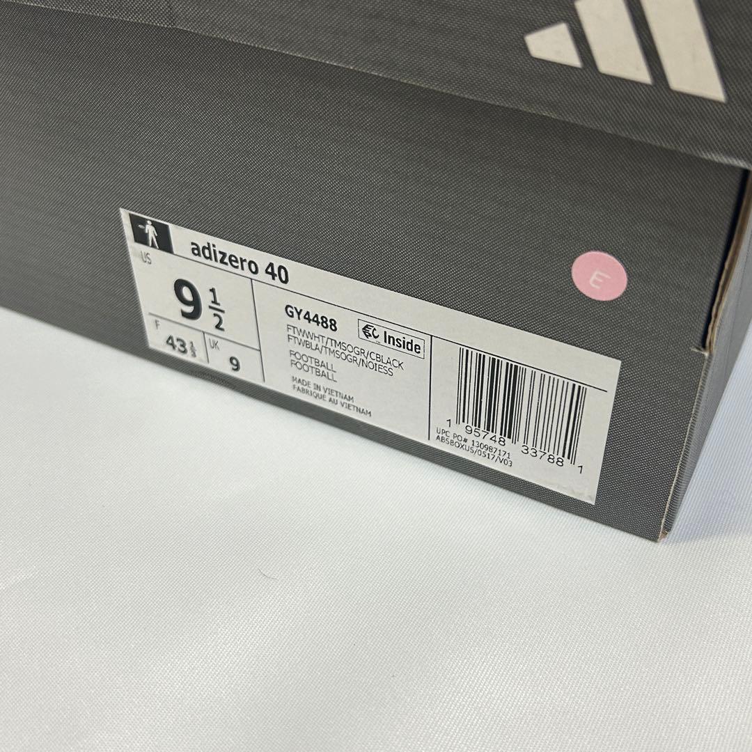 ADIDAS　ADIZERO 40　アメフト スパイク　27.5cm　E