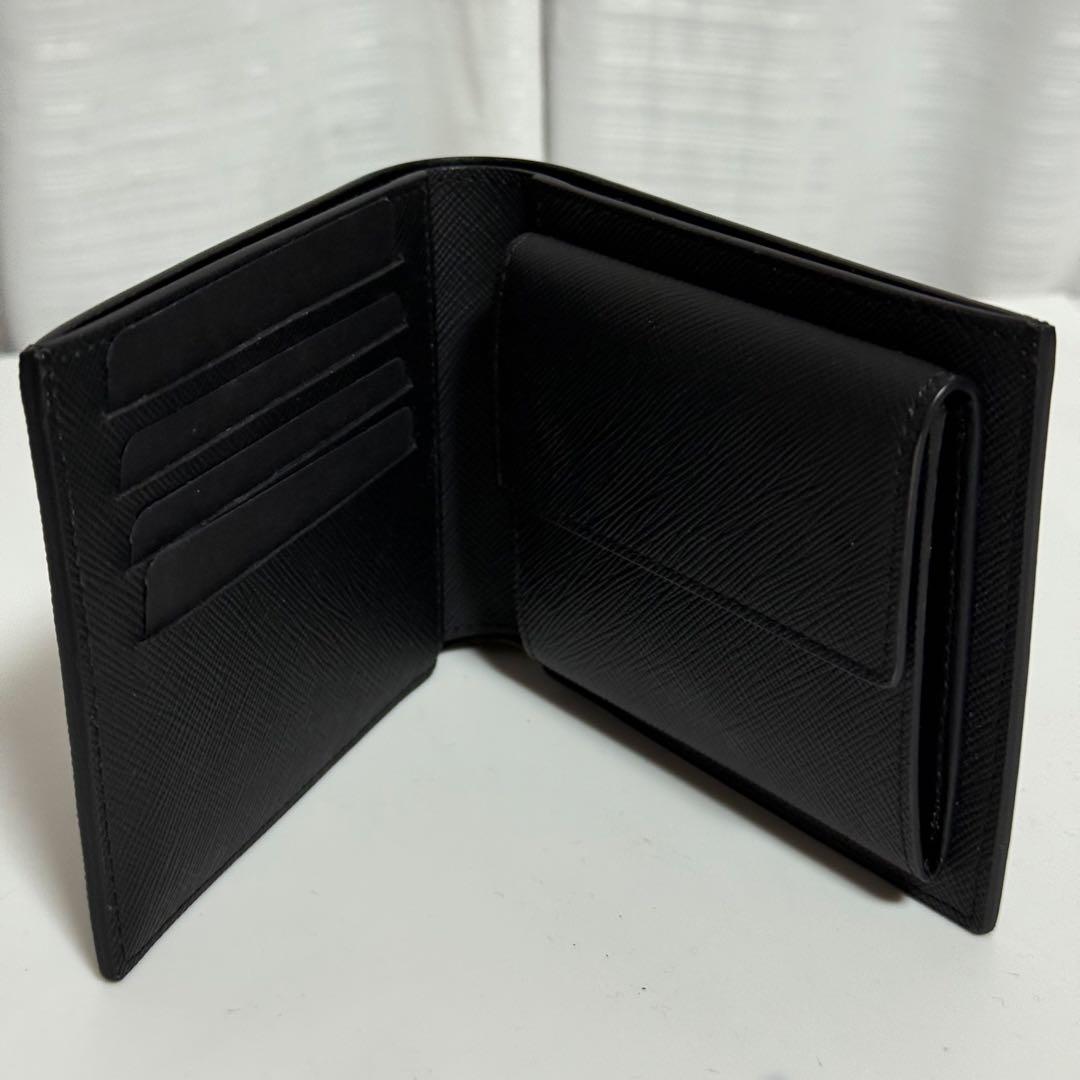 ⭐️未使用⭐️ Dunhill SIDECAR　二つ折り財布　ブラック　レザー