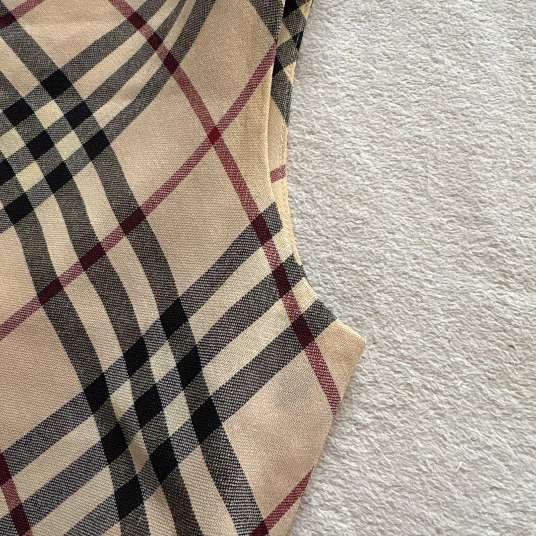バーバリーロンドン ノースリーブ ワンピース ノバチェック メガ