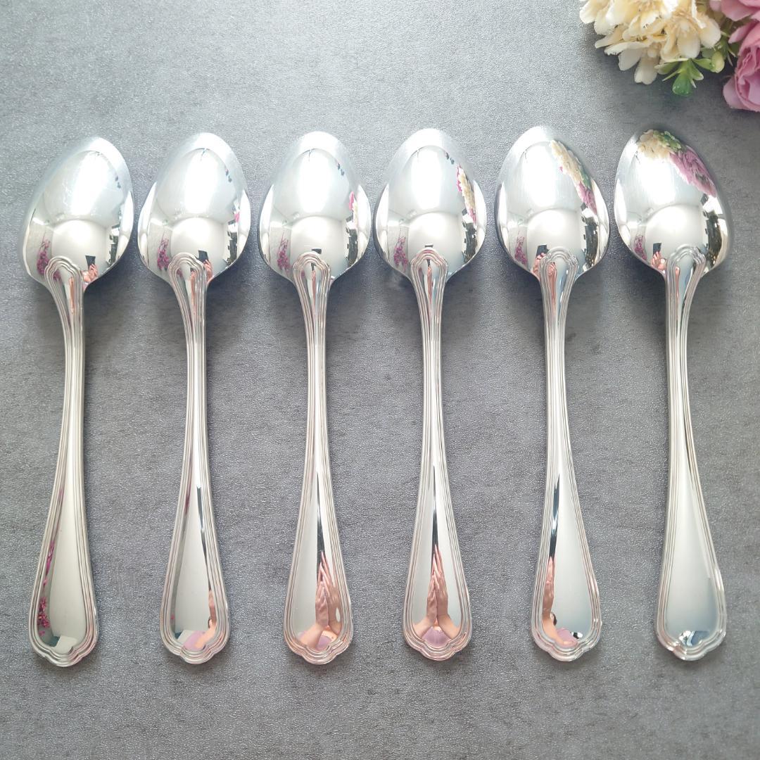 希少 美品 クリストフル スパトゥール テーブルスプーン 6点