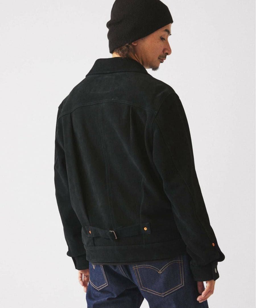 リーバイス ジャーナルスタンダード別注TYPE1スエードトラッカージャケットＭ