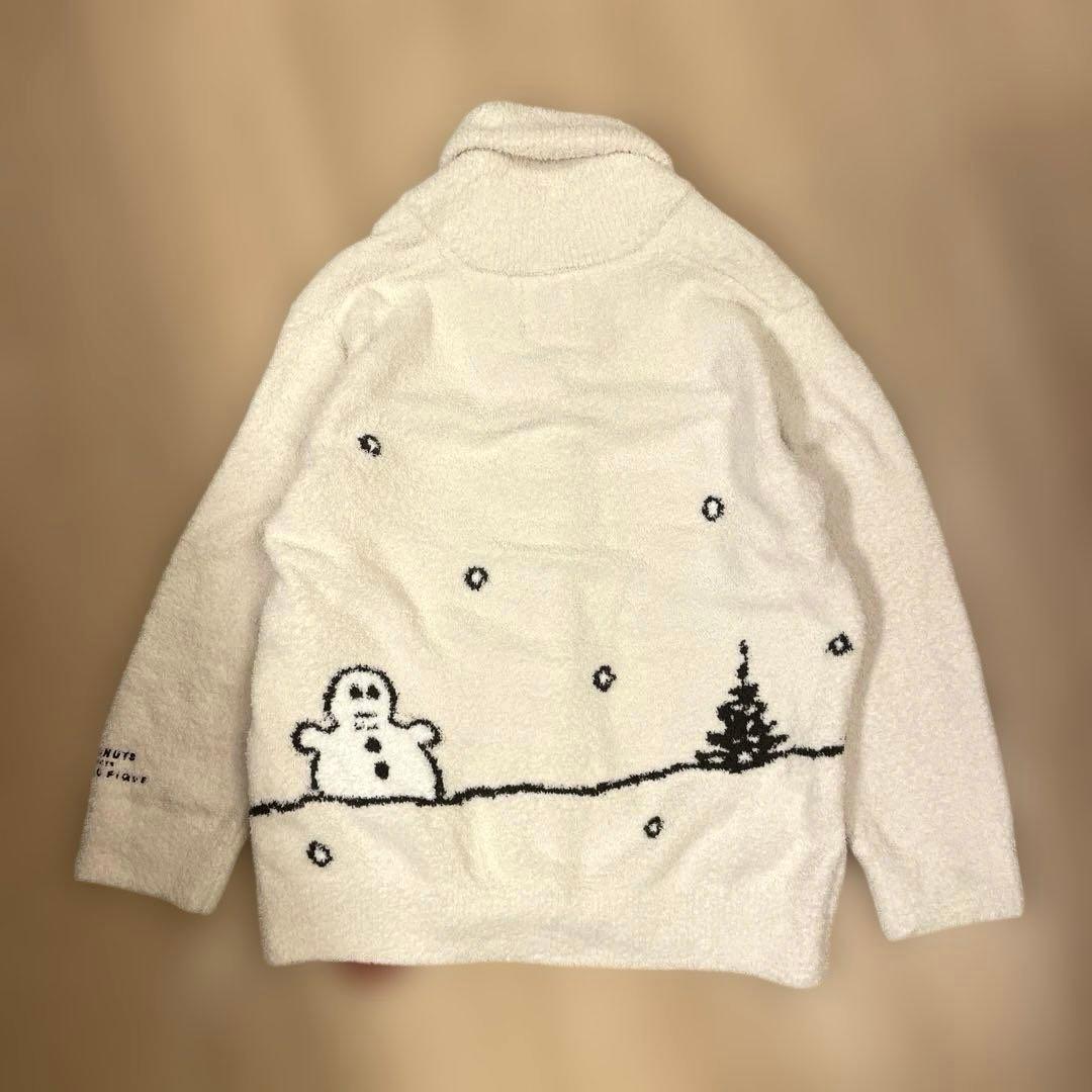 【新品タグ付き】ジェラートピケ スヌーピー カーディガン ショールカラー