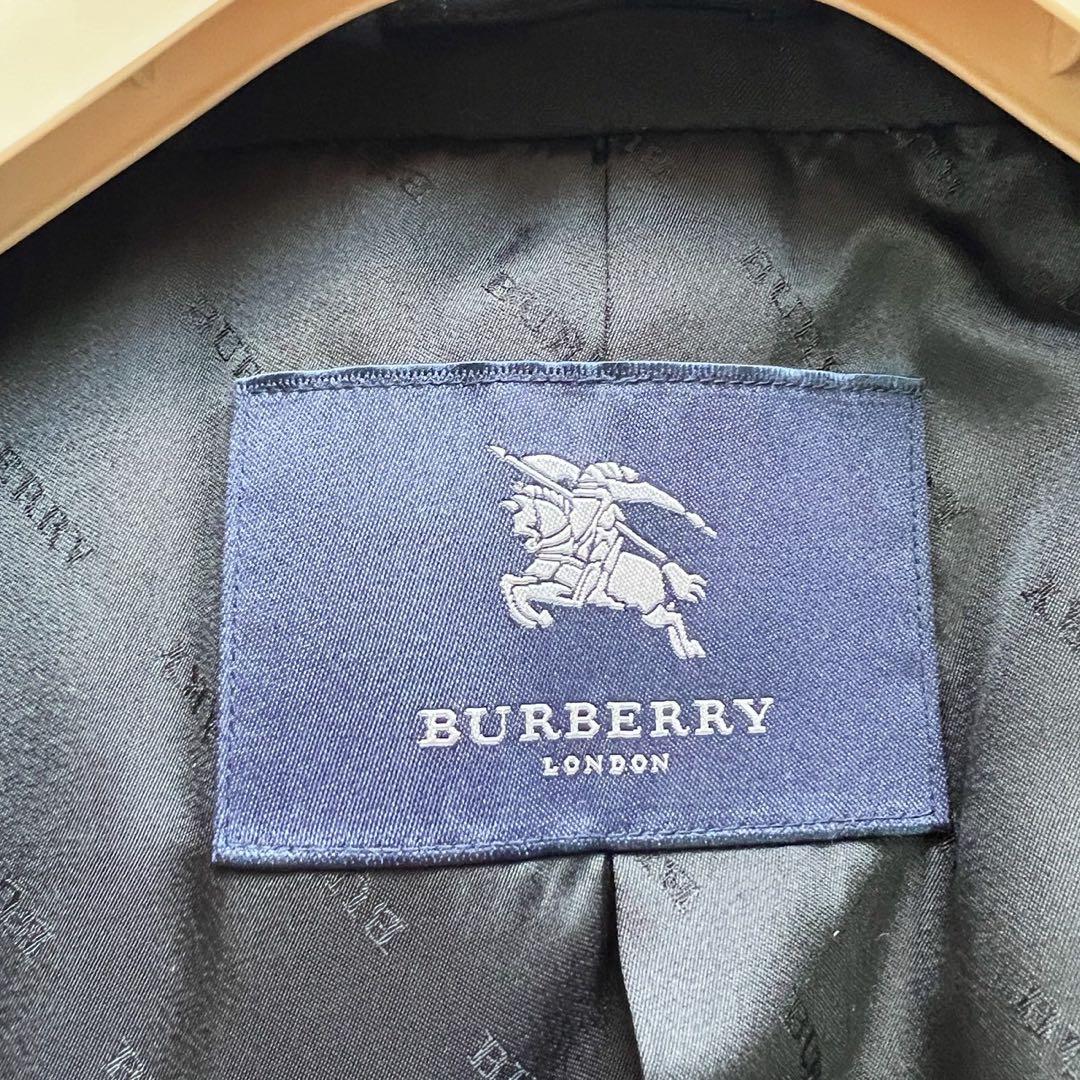 極美品　バーバリーロンドン　トレンチコート　シャドーチェック　大きいサイズLL