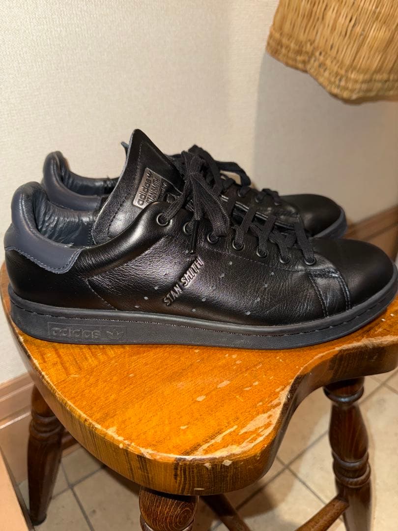 adidas Stan Smith lux スタンスミス　ブラック レザー