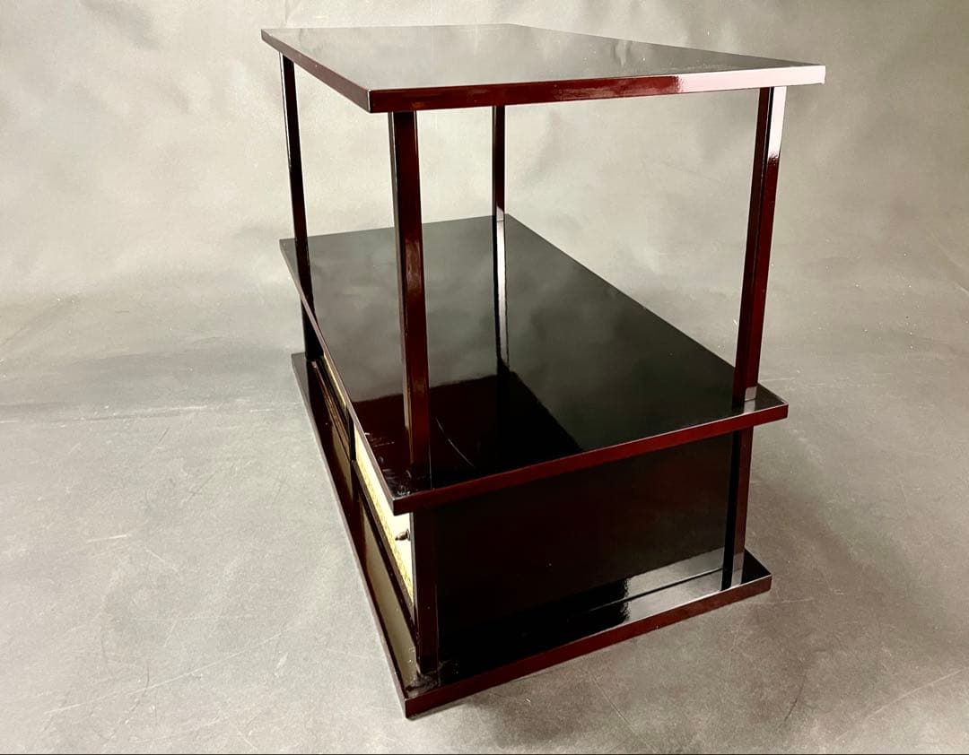 割引‼️「母」 武野紹鴎好 春慶塗 紹鴎棚 紹鴎袋棚 組立式 （515F②）