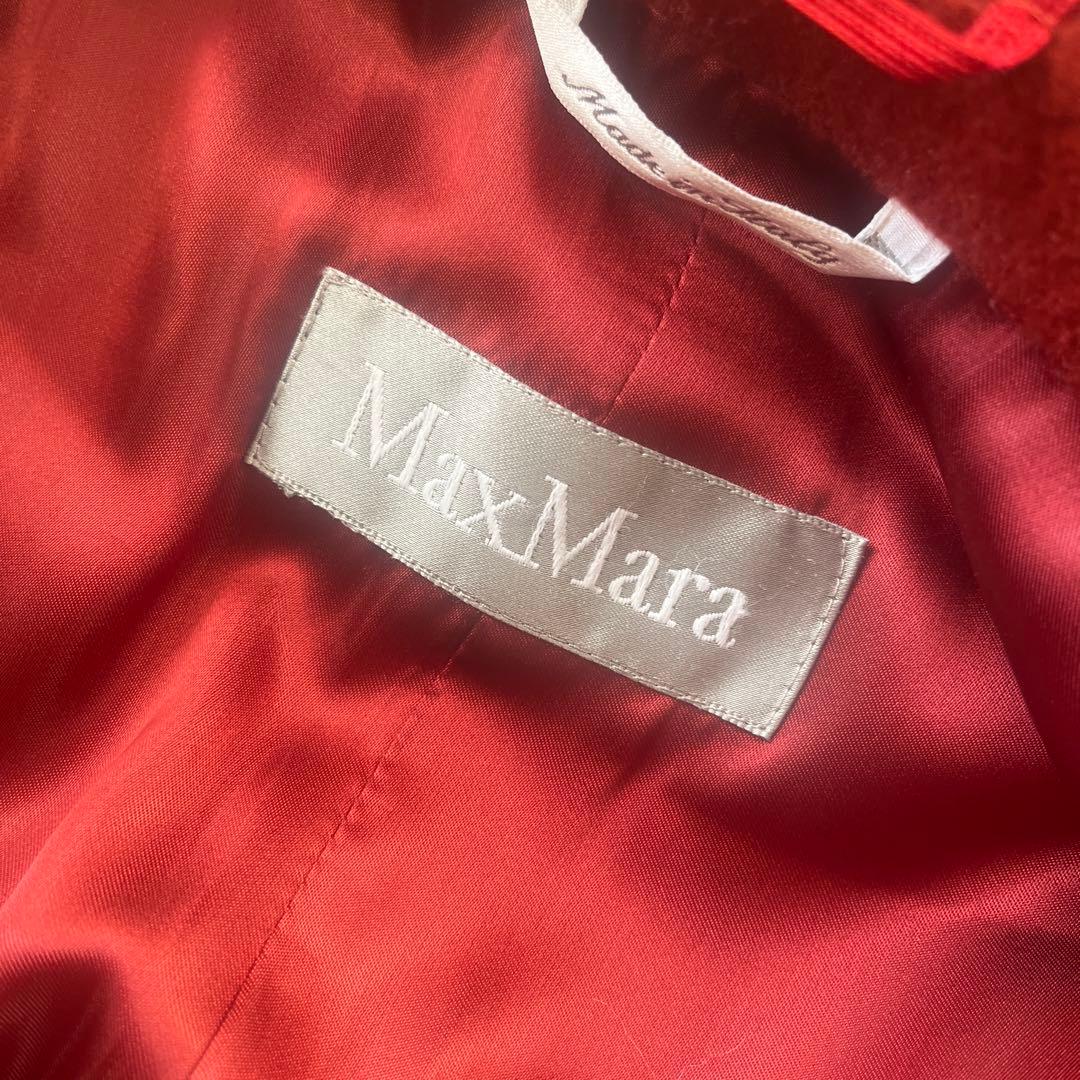MaxMara フーデッドコート リアルト 女優襟 ベルト フード アンゴラ混