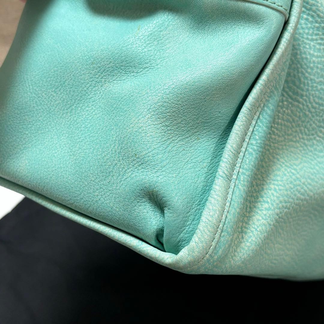 希少　DSQUARED2 ディースクエアード　レザーボストンバッグ　ダメージ加工