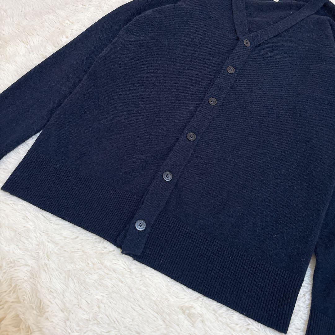 ロンハーマン 高級 カシミヤ100% カーディガン エルボーパッチ