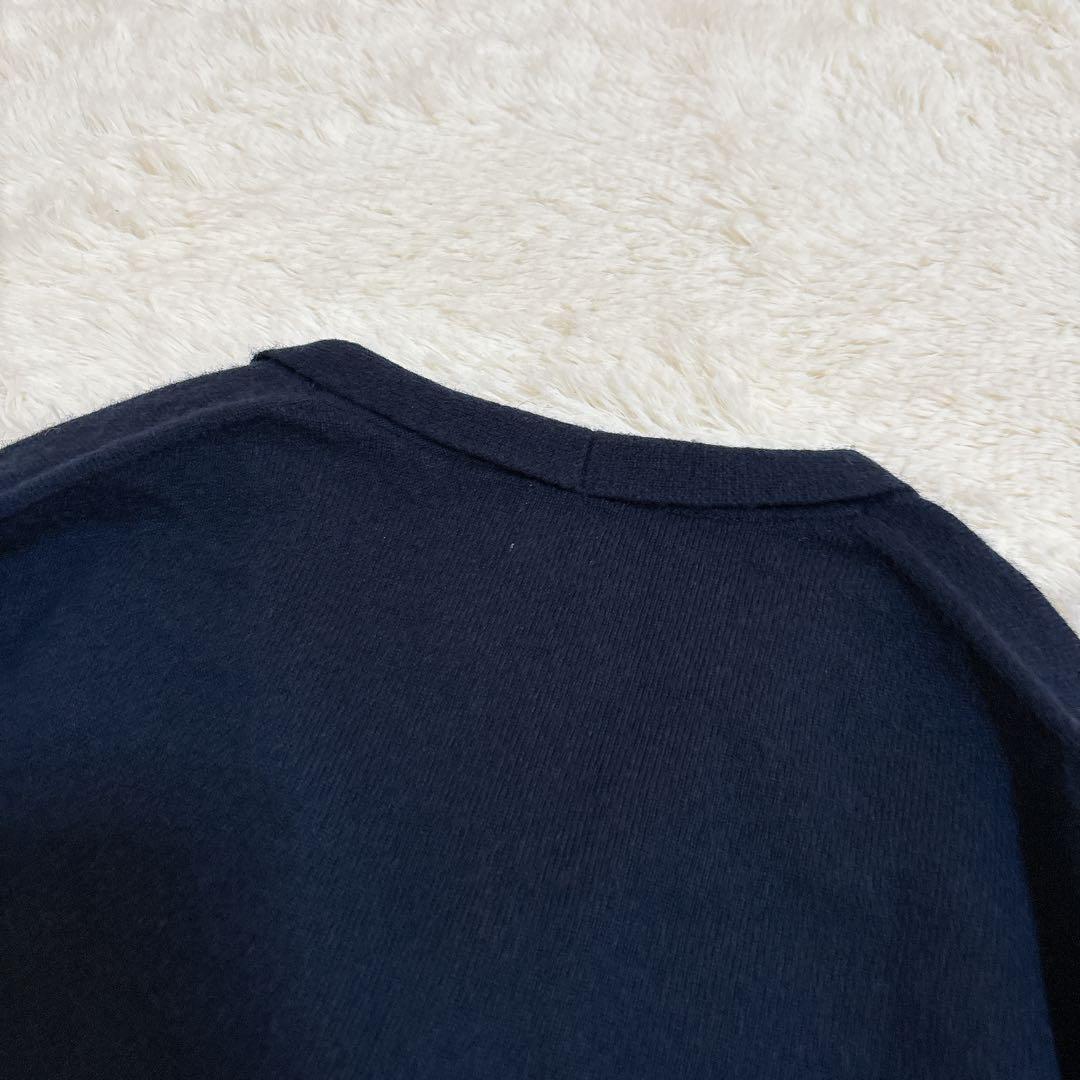 ロンハーマン 高級 カシミヤ100% カーディガン エルボーパッチ