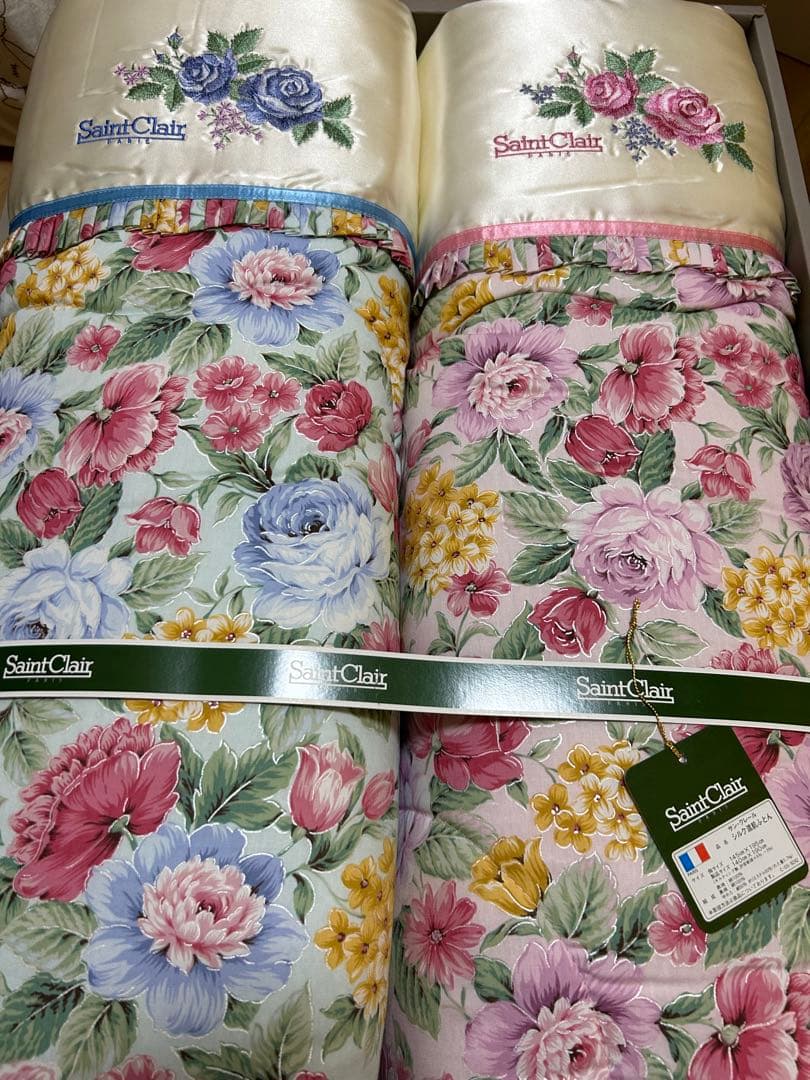 made in Paris ⭐︎シルク製⭐︎カップル羽毛布団♡